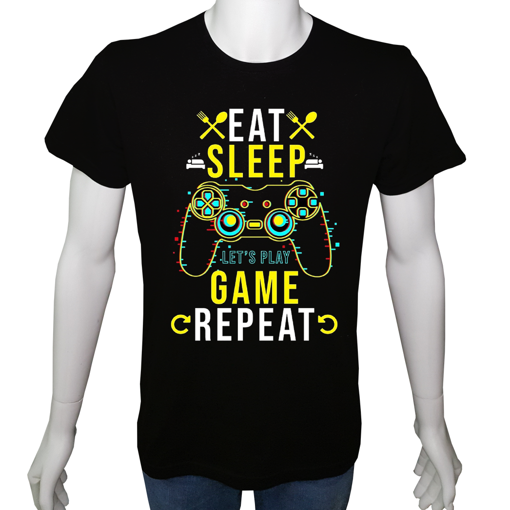 Unisex T-shirt Siyah 'PC Oyuncu/PC Oyuncu15' Baskılı