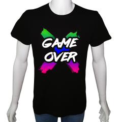 Unisex T-shirt Siyah 'PC Oyuncu/PC Oyuncu18' Baskılı