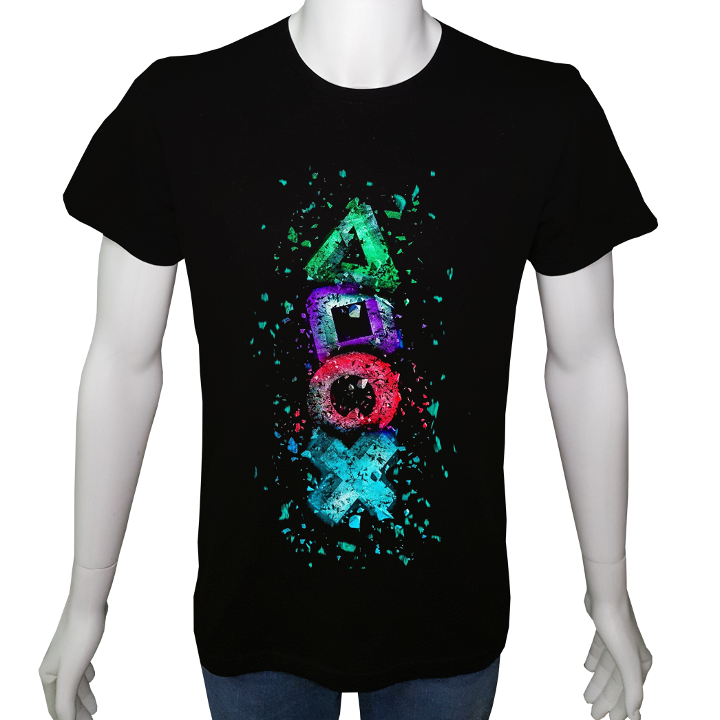 Unisex T-shirt Siyah 'PC Oyuncu/PC Oyuncu19' Baskılı