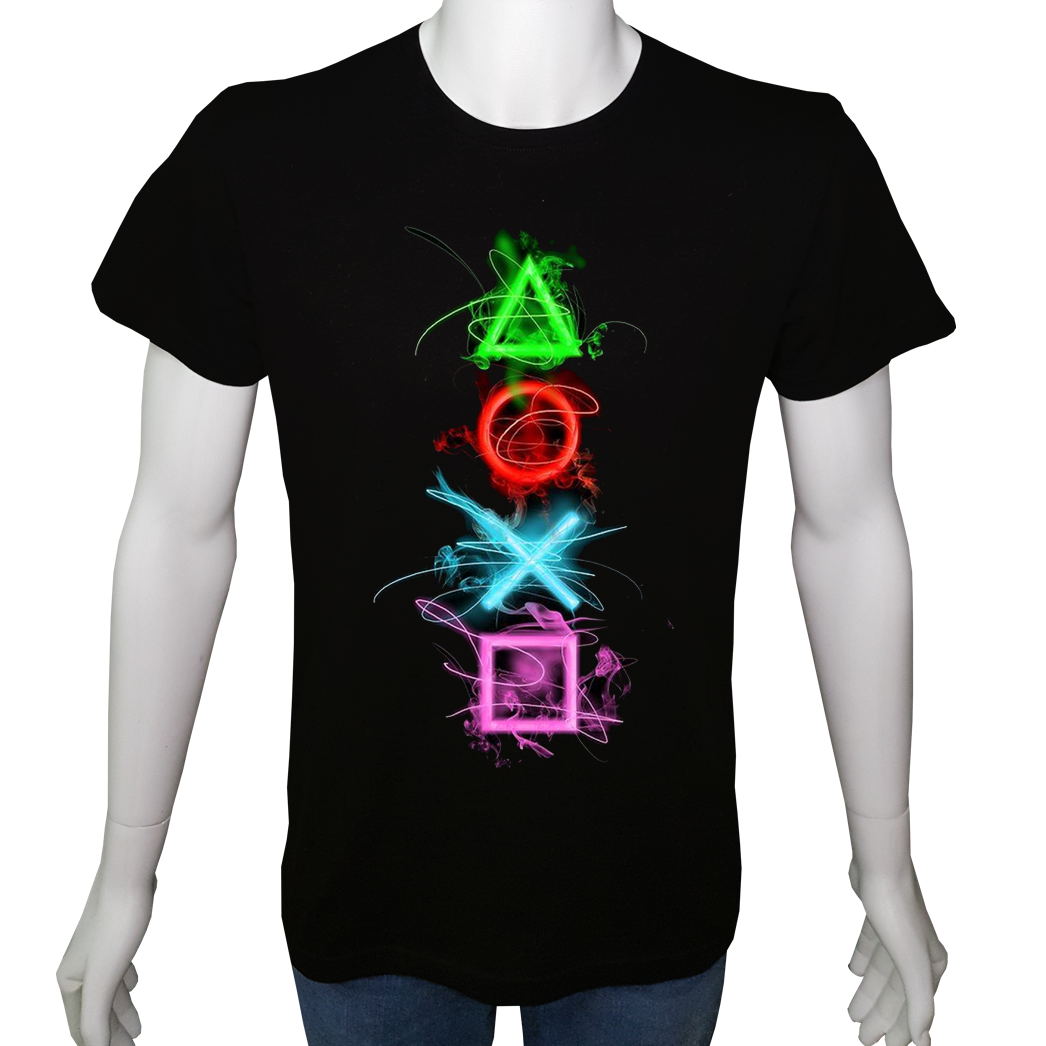 Unisex T-shirt Siyah 'PC Oyuncu/PC Oyuncu20' Baskılı