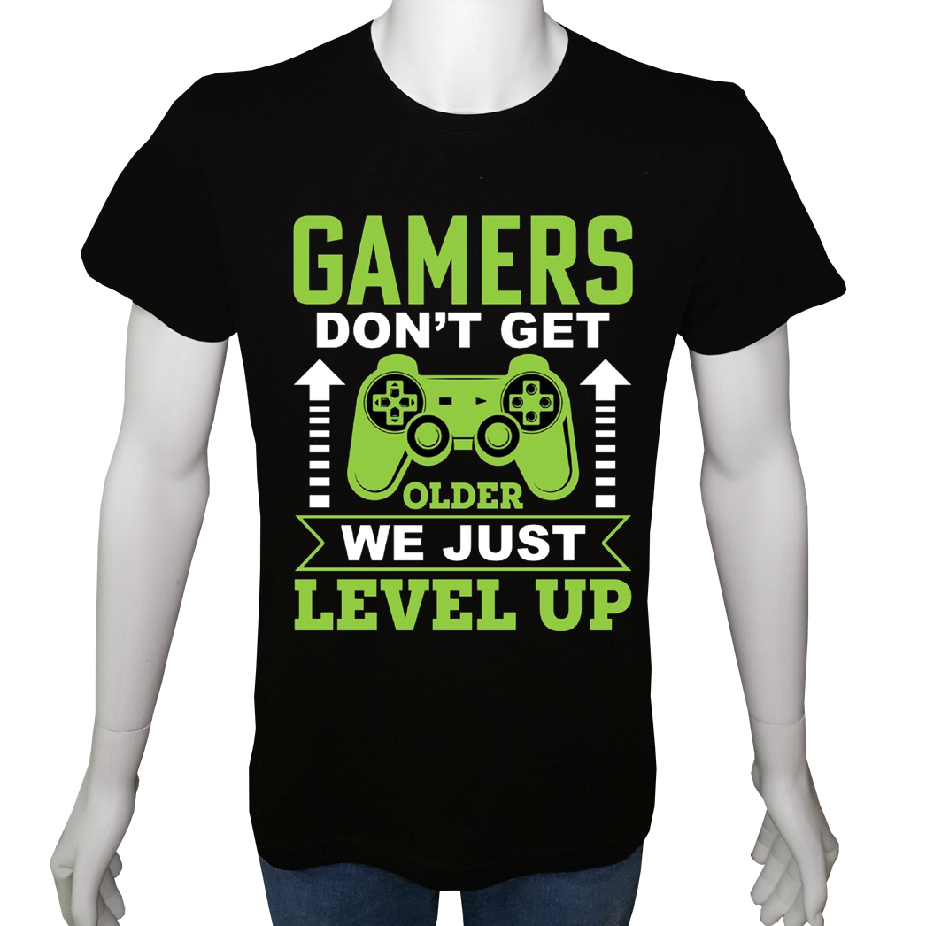 Unisex T-shirt Siyah 'PC Oyuncu/PC Oyuncu21' Baskılı