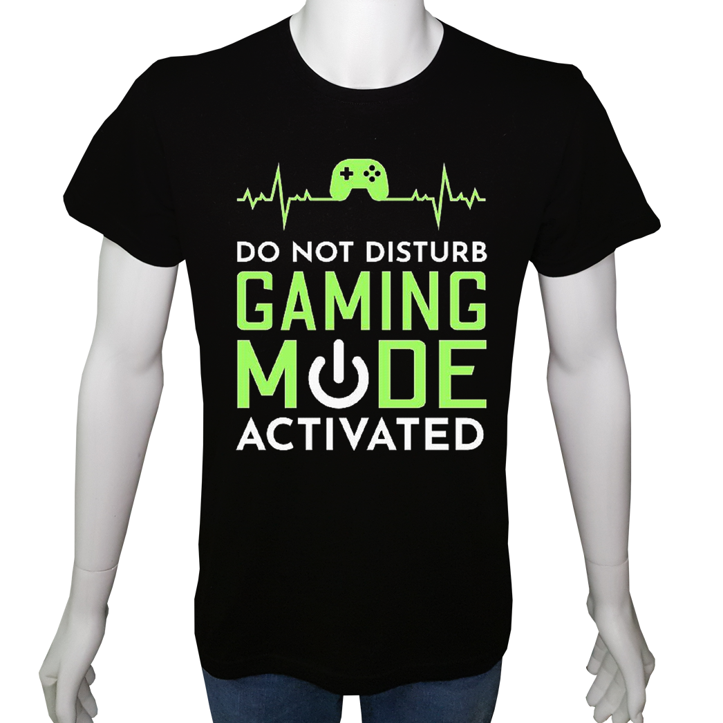Unisex T-shirt Siyah 'PC Oyuncu/PC Oyuncu22' Baskılı