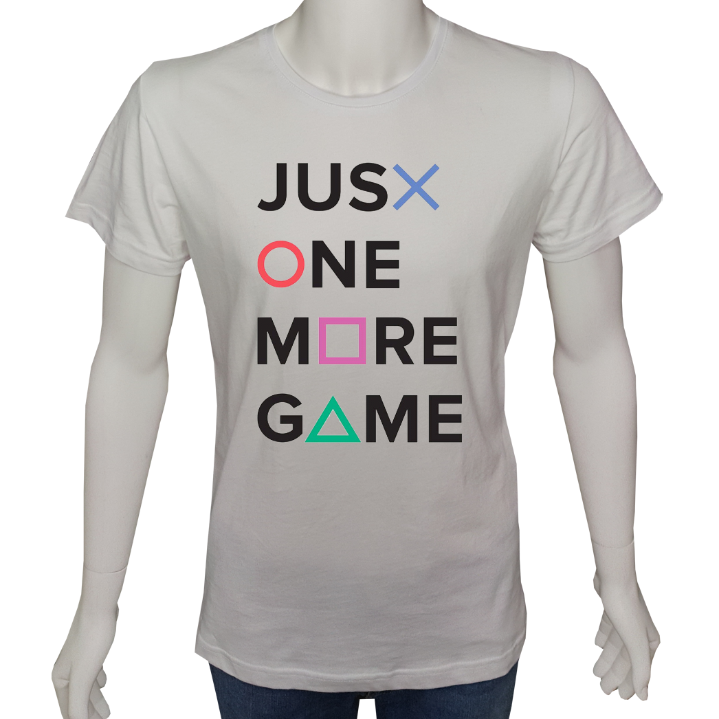 Unisex T-shirt Beyaz 'PC Oyuncu/PC Oyuncu24' Baskılı