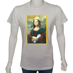 Unisex T-shirt Beyaz 'İş&Meslek / Mimar3' Baskılı