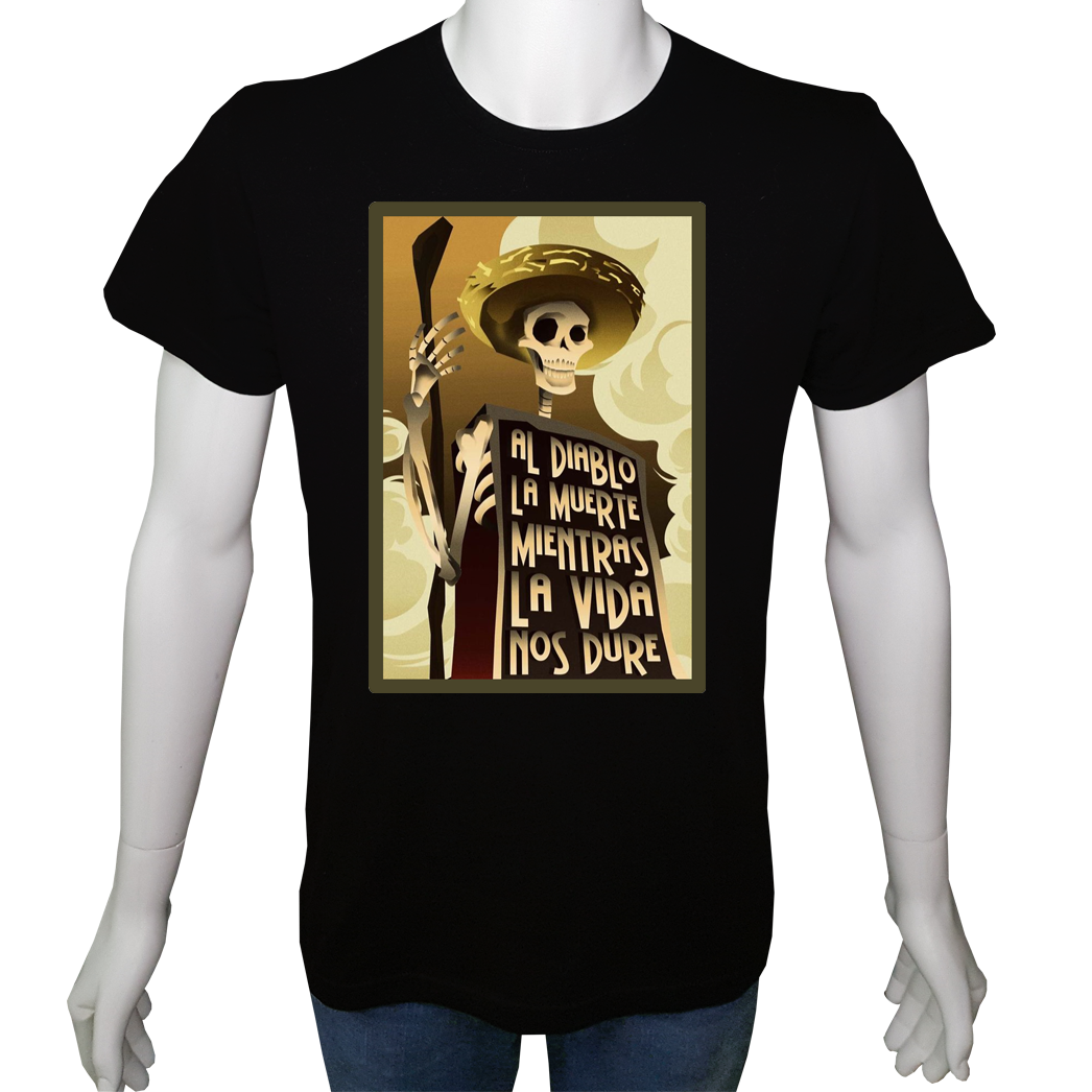 Unisex T-shirt Siyah 'Antik Kültürler / G.Amerika Yerlileri1' Baskılı