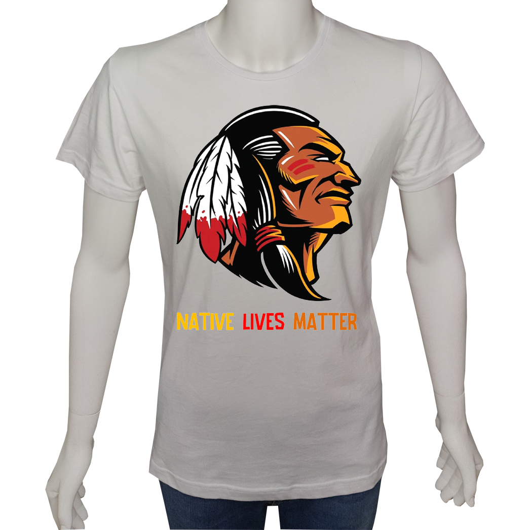 Unisex T-shirt Beyaz 'Antik Kültürler / K.Amerika Yerlileri6' Baskılı