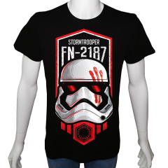 Unisex T-shirt Siyah 'Sinema&Dizi/SW Trooper2' Baskılı