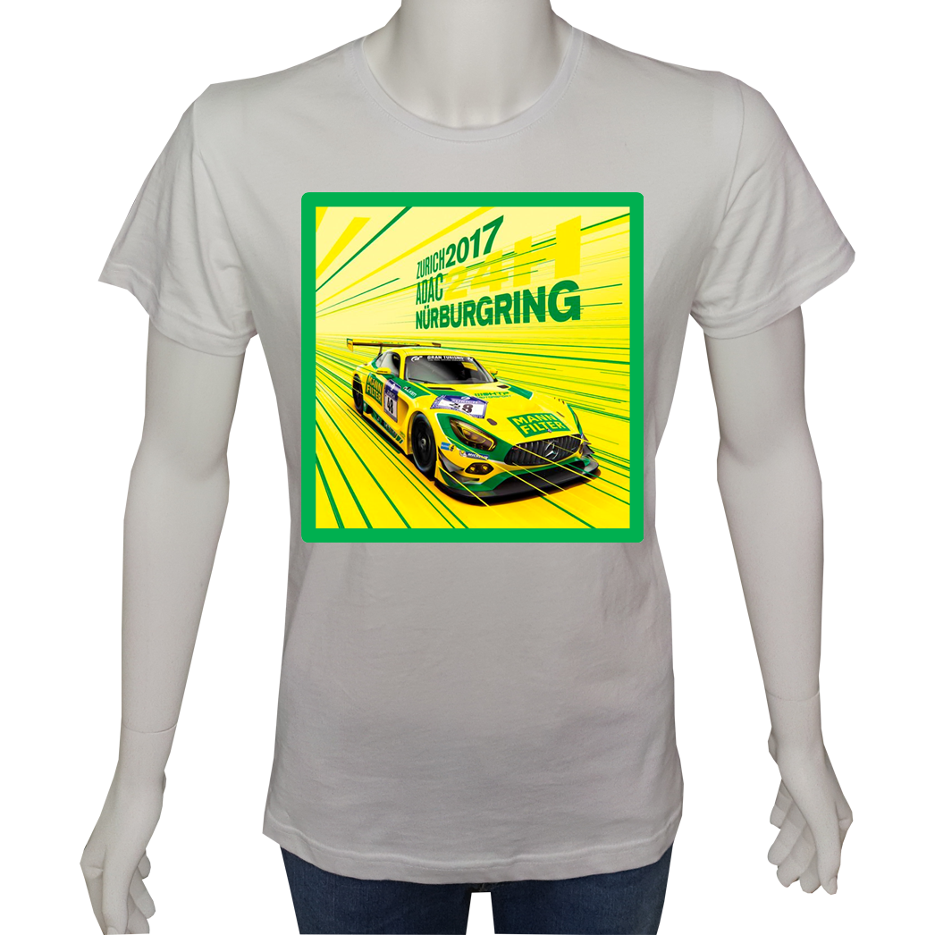 Unisex T-shirt Beyaz 'Oto / Oto1' Baskılı