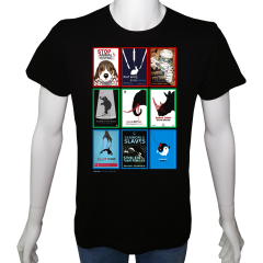 Unisex T-shirt Siyah 'Doğa&Çevre/Hayvan Hakları1' Baskılı