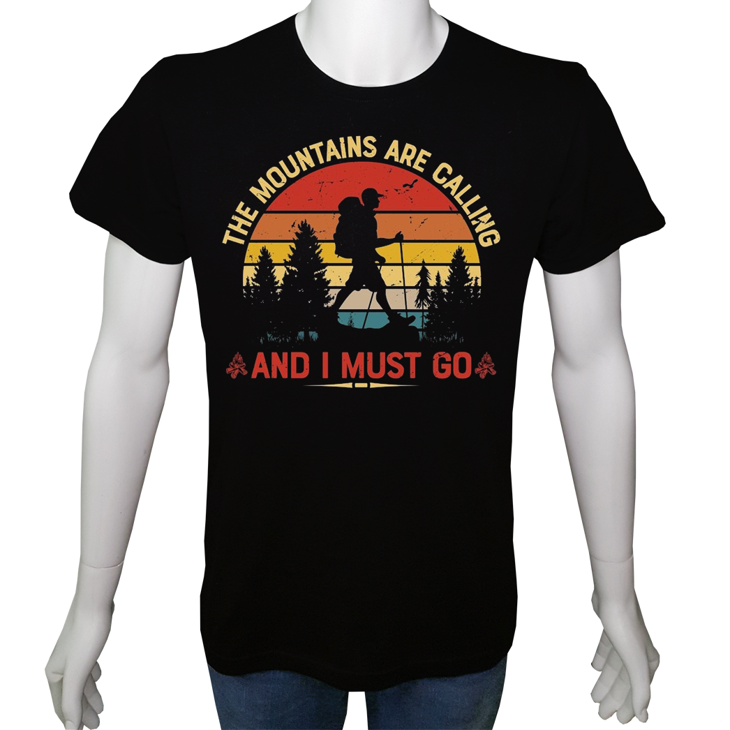 Unisex T-shirt Siyah 'Kamp&Macera / Kamp12' Baskılı