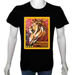 Unisex T-shirt Siyah 'Fanatik Taraftar/GS2' Baskılı