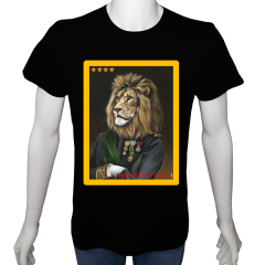 Unisex T-shirt Siyah 'Fanatik Taraftar/GS6' Baskılı