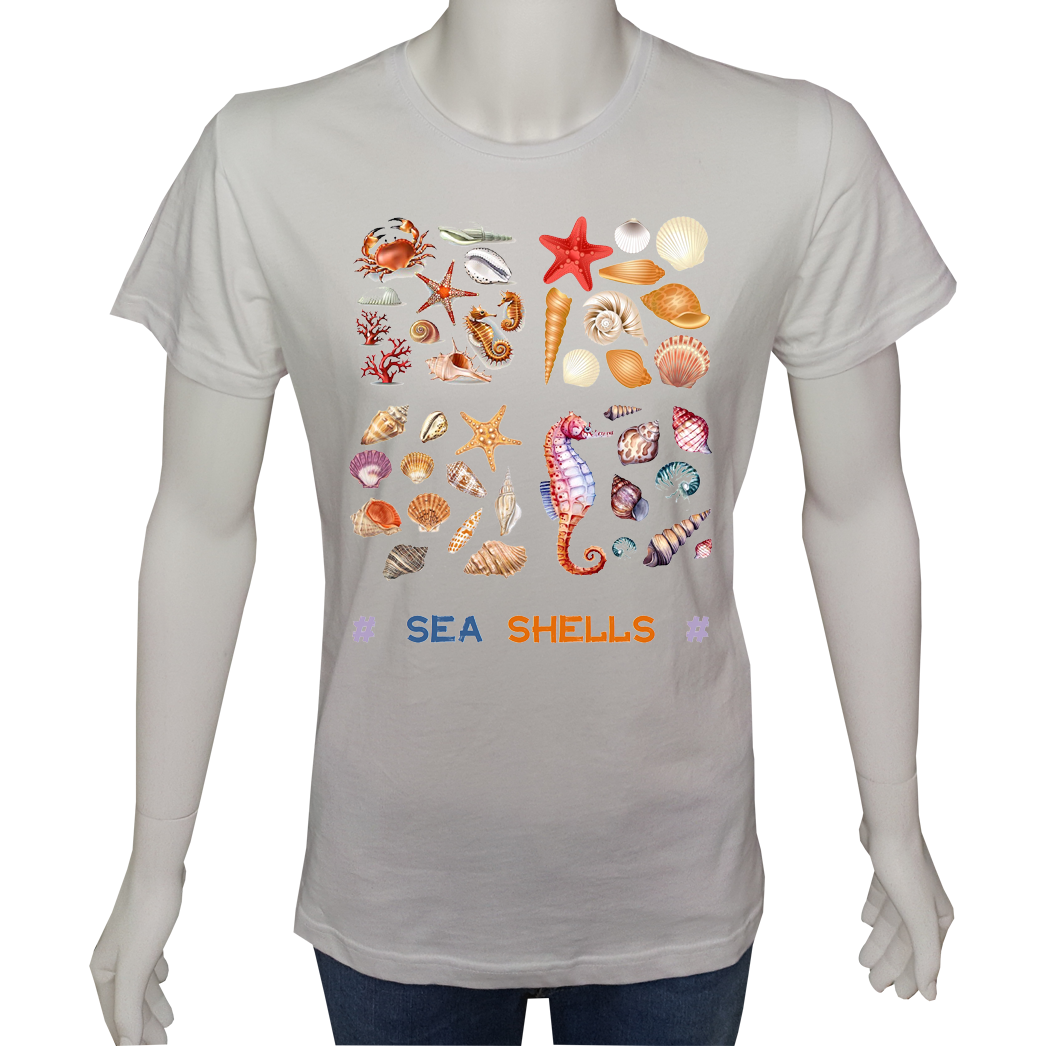 Regular Unisex T-shirt Beyaz 'Ülke&Şehir / Yaz Tatili1' Baskılı