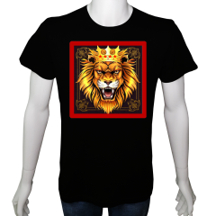 Unisex T-shirt Siyah 'Fanatik Taraftar/GS8' Baskılı