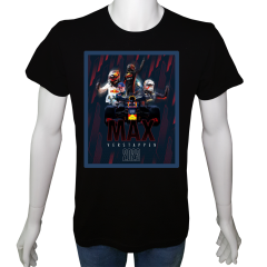Unisex T-shirt Siyah 'Oto / Formula13' Baskılı