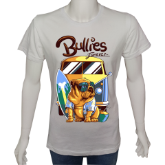 Regular Unisex Regular T-shirt Beyaz 'Ülke&Şehir / Yaz Tatili4' Baskılı