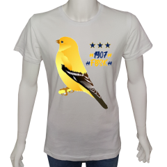 Unisex T-shirt Beyaz 'Fanatik Taraftar/FB5' Baskılı