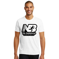 Genç T-shirt Beyaz 'No Balance' Baskılı