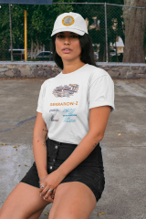 Genç T-shirt Beyaz 'Z-Kuşağı1' Baskılı