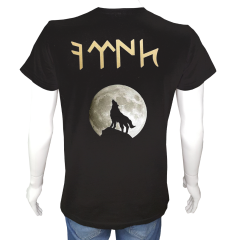 Unisex T-shirt Siyah 'Türk Dünyası / TürkTöresi' 2Baskılı