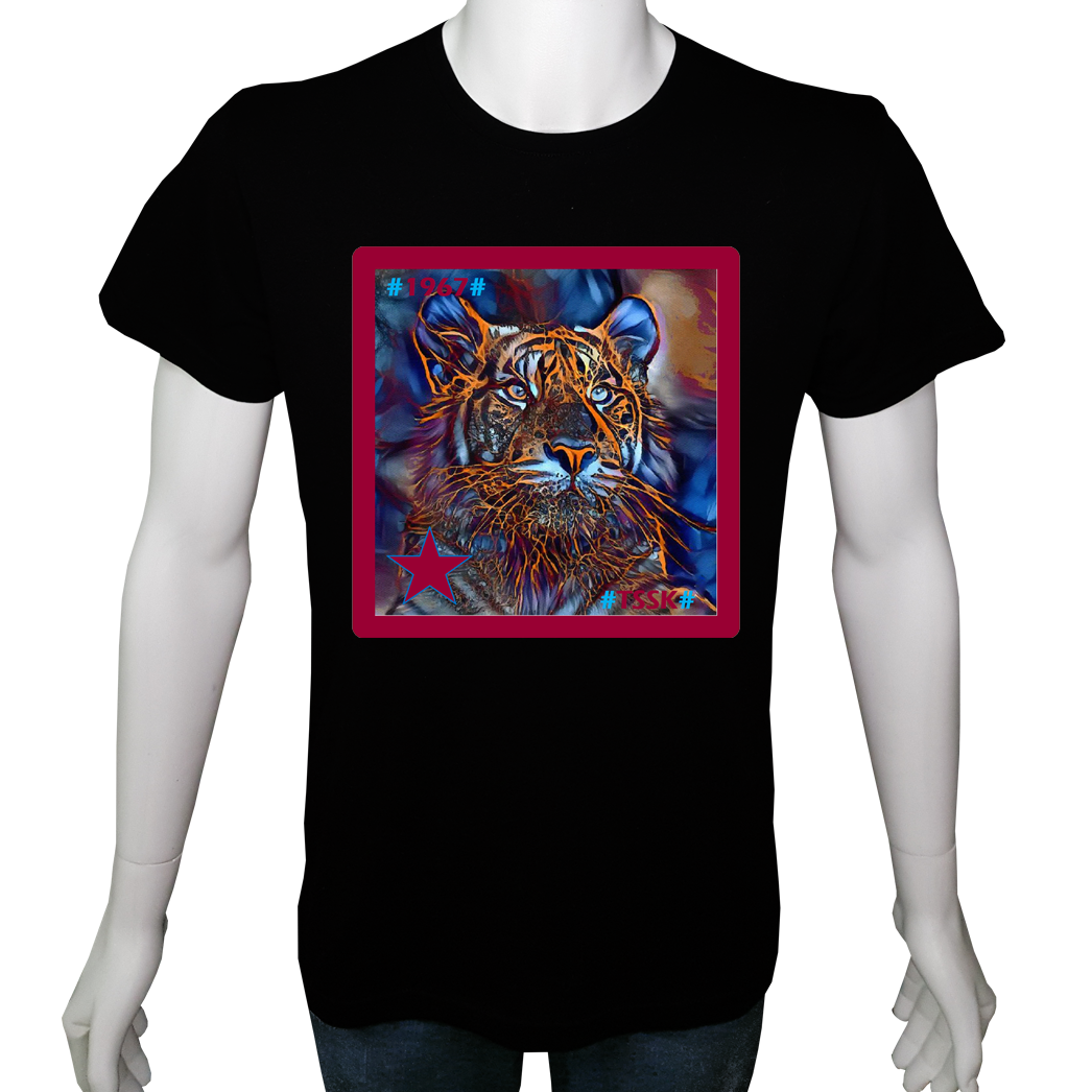 Unisex T-shirt Siyah 'Fanatik Taraftar/TS1' Baskılı