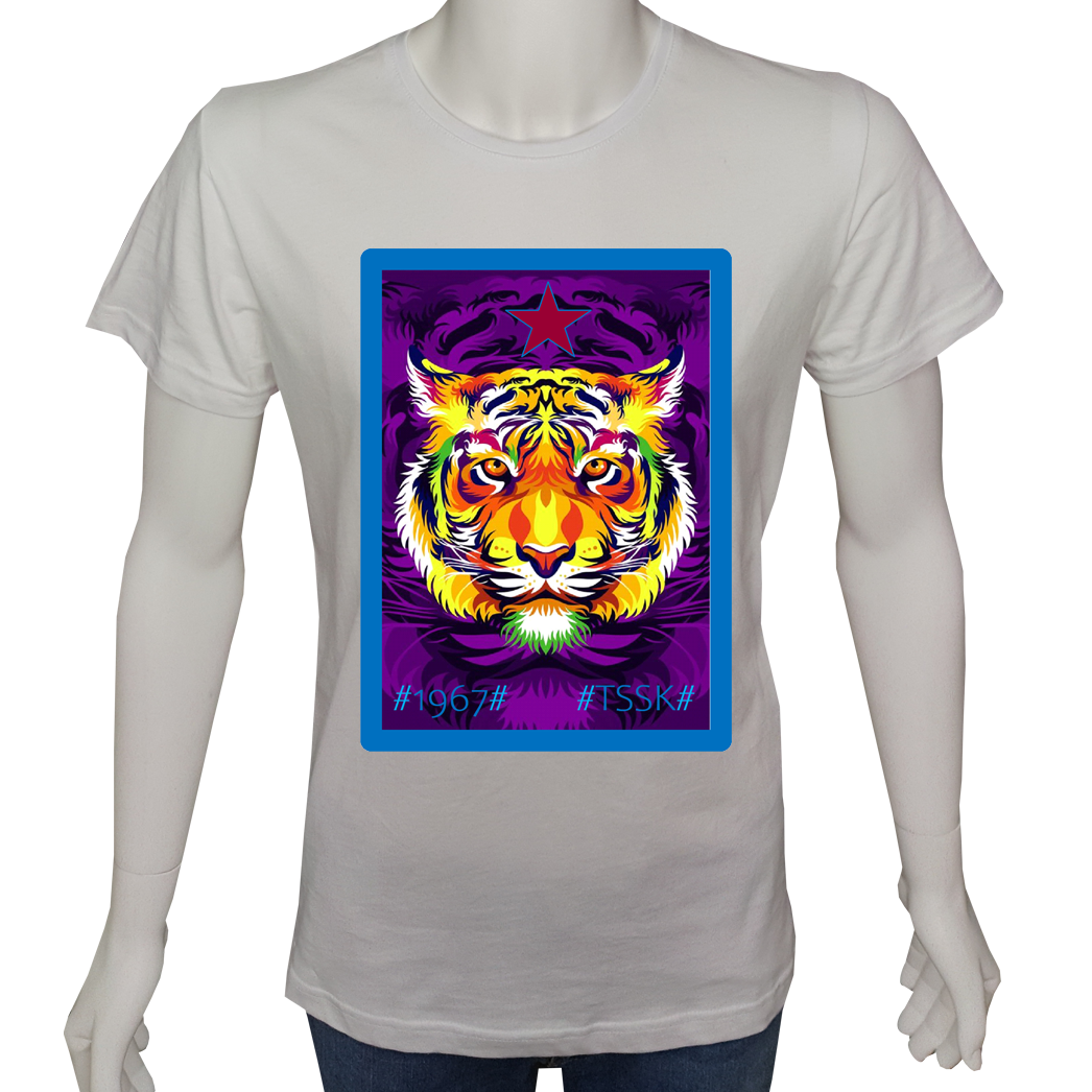 Unisex T-shirt Beyaz 'Fanatik Taraftar/TS2' Baskılı