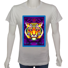 Unisex T-shirt Beyaz 'Fanatik Taraftar/TS2' Baskılı