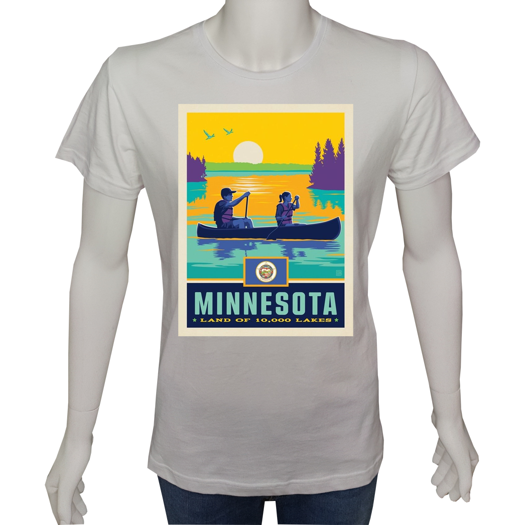 Unisex T-shirt Beyaz 'Kamp&Macera / Kamp24' Baskılı