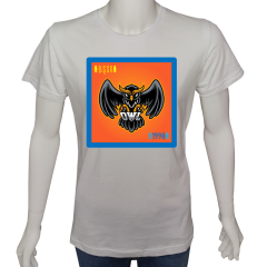 Unisex T-shirt Beyaz 'Fanatik Taraftar/BŞ2' Baskılı