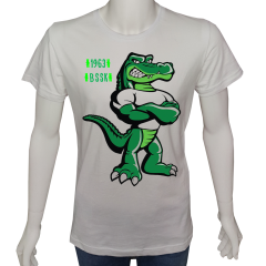 Unisex T-shirt Beyaz 'Fanatik Taraftar/BS1' Baskılı