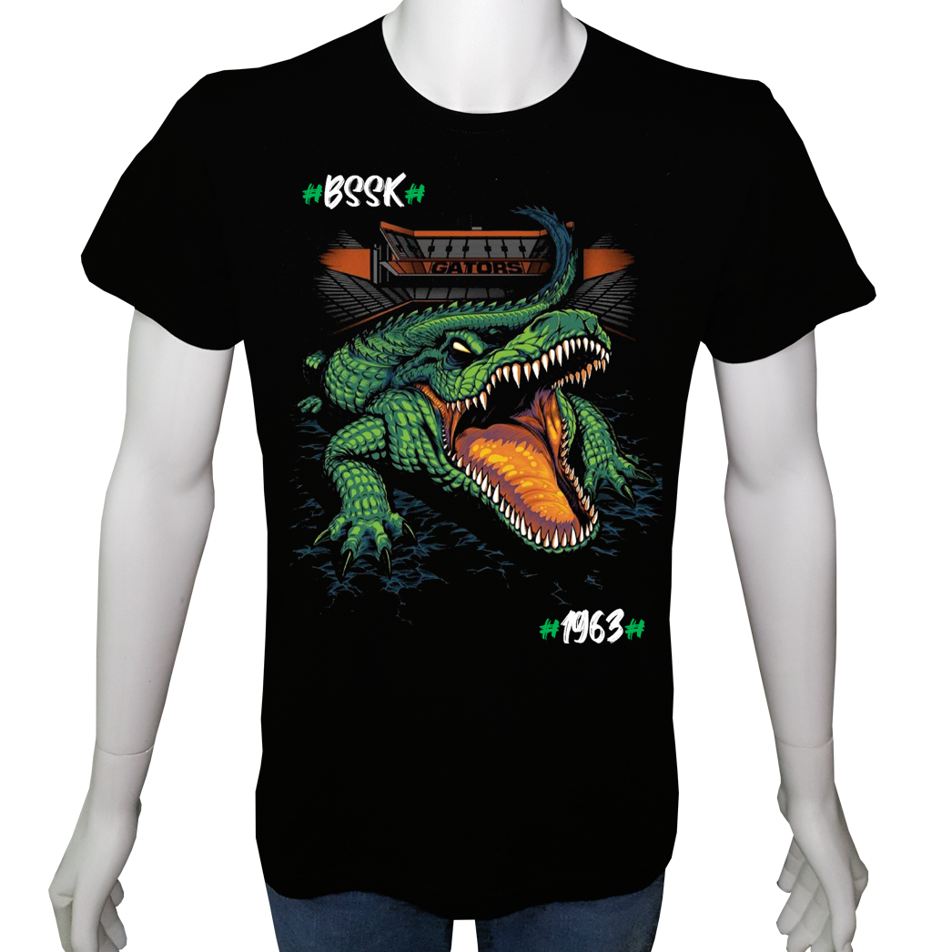 Unisex T-shirt Siyah 'Fanatik Taraftar/BS2' Baskılı