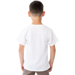 Çocuk T-shirt Beyaz 'İtfaiyeci' Baskılı