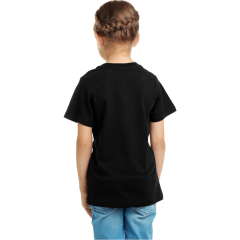 Çocuk T-shirt Siyah 'Animasyon9' Baskılı