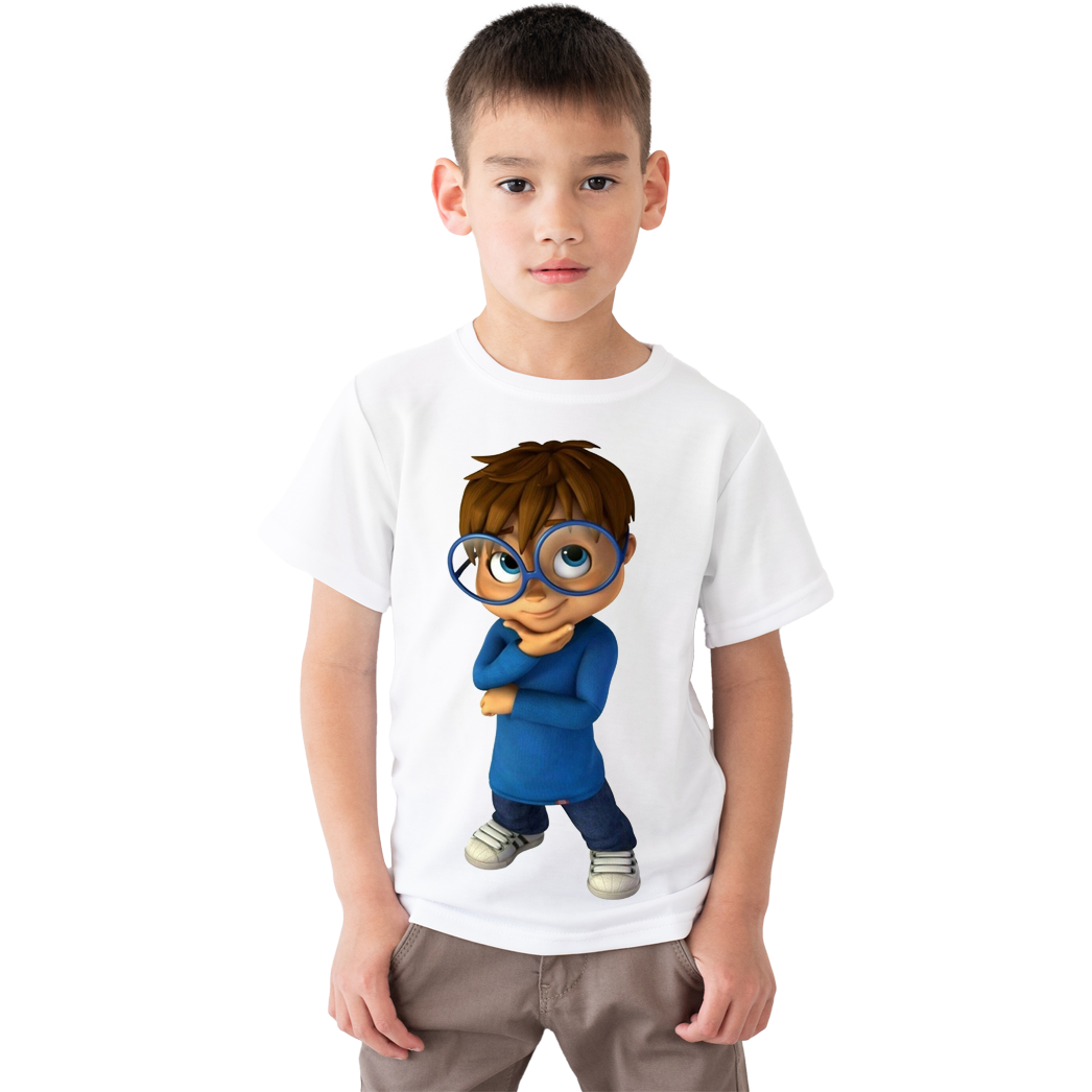 Çocuk T-shirt Beyaz 'Erkek Çocuk2' Baskılı