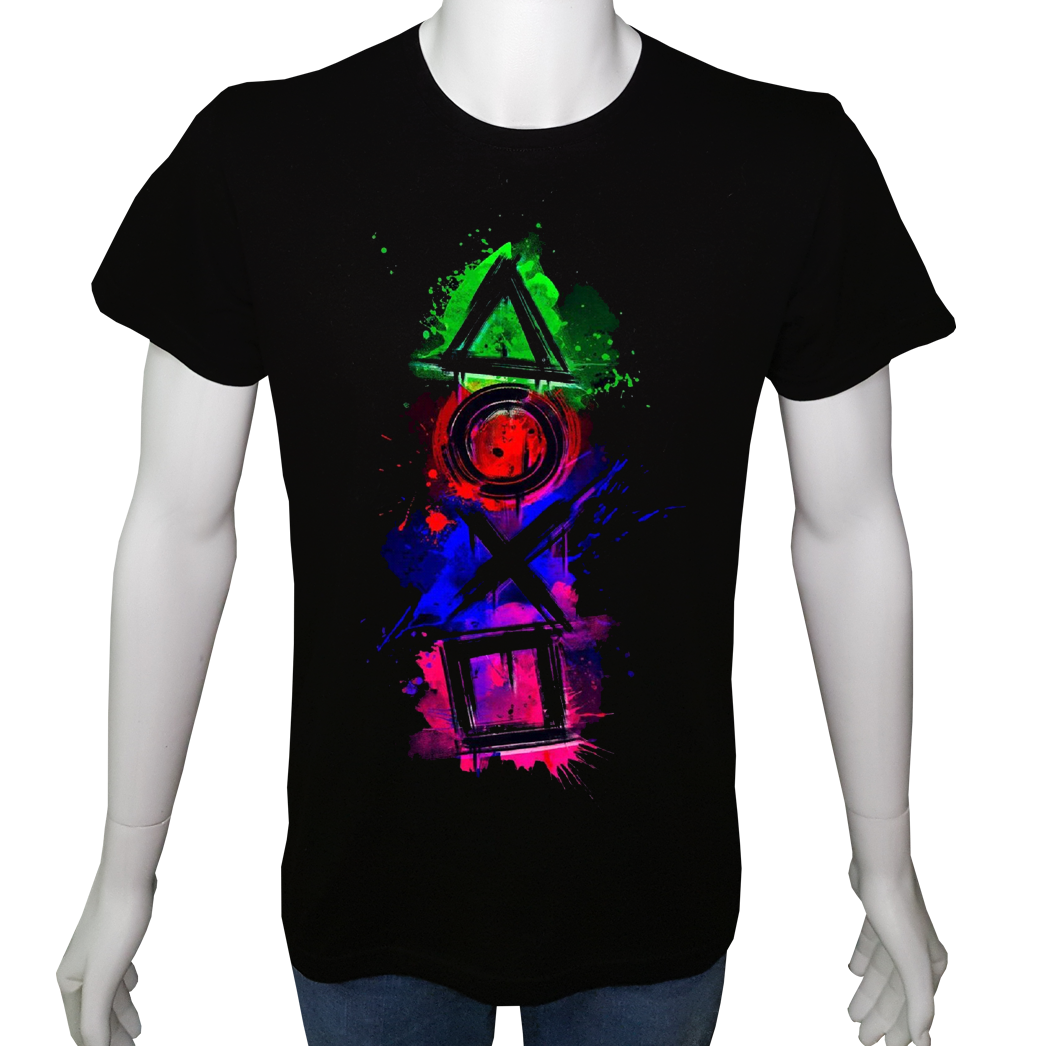 Unisex T-shirt Siyah 'PC Oyuncu/PC Oyuncu12' Baskılı