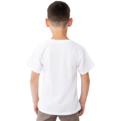 Çocuk T-shirt Beyaz 'Dünya Barışı4' Baskılı