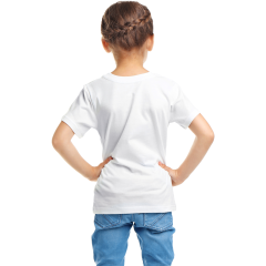 Çocuk T-shirt Beyaz 'Animasyon2' Baskılı